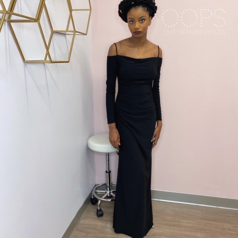 Classic Black Evening Dress